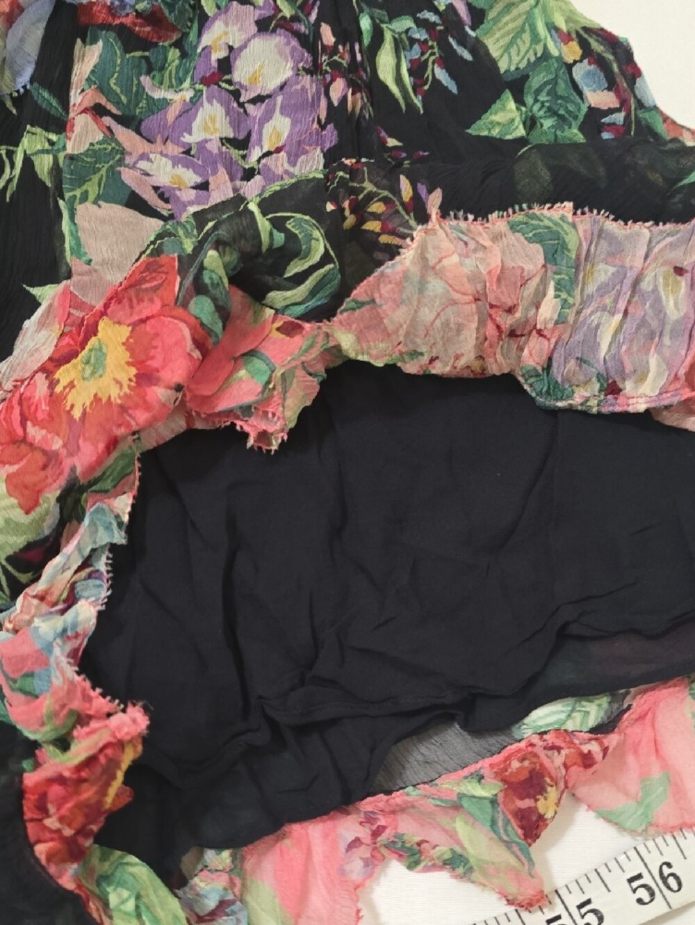 Zimmermann Multicolor Floral Ruffled Romper 0 - Picture 8 of 12